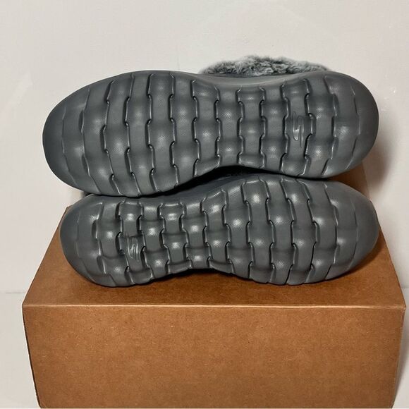 Skechers On-the-GO Joy Cozy Catch Suede and Faux Fur Slip-Ons - Picture 7 of 8